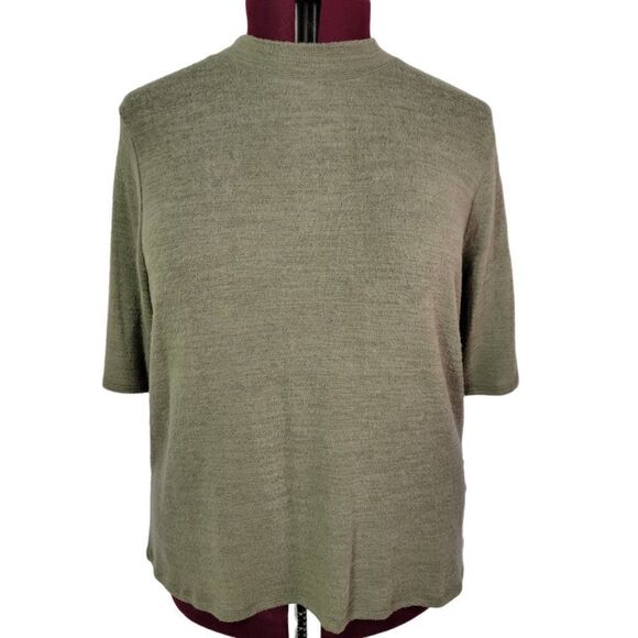 Apt.9 Short-Sleeve Mockneck Top (Size XXL) - Picture 1 of 8